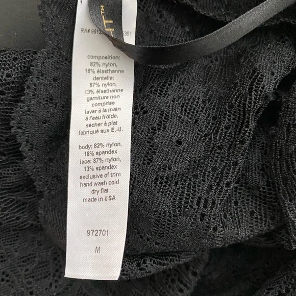 Hanky Panky Black Lace Panties with OPEN CROTCH - Picture 5 of 5